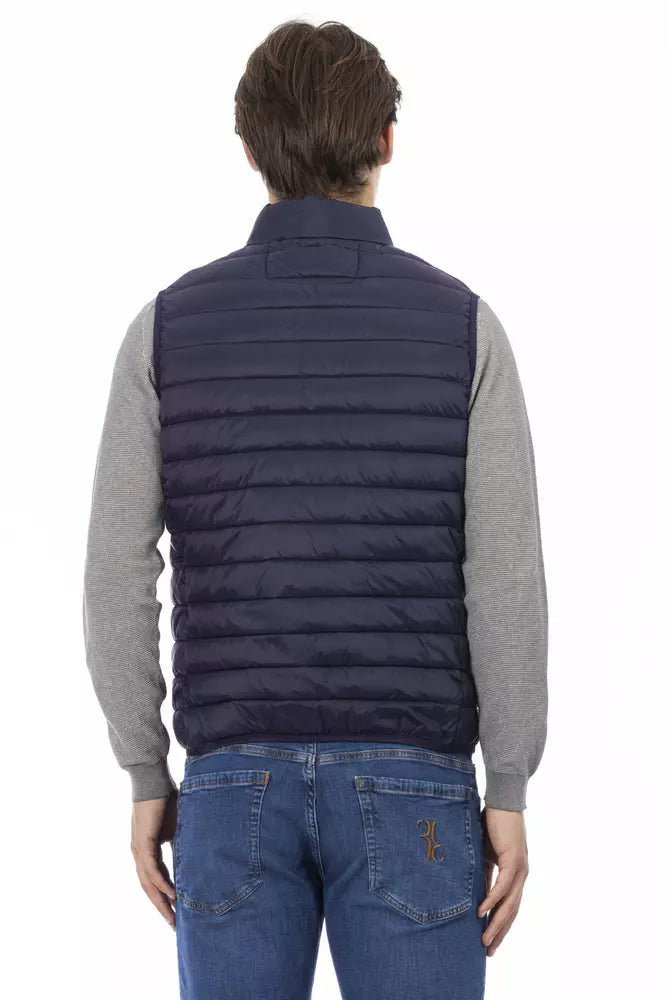 Elevated Blue Sleeveless Down Jacket