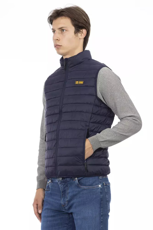 Elevated Blue Sleeveless Down Jacket