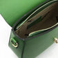 Swivel Flap Couture Shoulder Bag in Lush Green