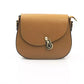 Elegant Brown Leather Shoulder Bag