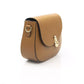 Elegant Brown Leather Shoulder Bag