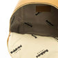 Elegant Leather Backpack with Golden Accents