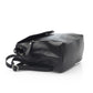 Elegant Leather Backpack with Logo Detail