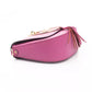 Elegant Pink Leather Shoulder Bag