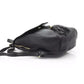 Elegant Leather Backpack with Golden Accents