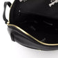 Elegant Leather Backpack with Golden Accents