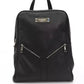 Elegant Black Leather Backpack
