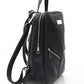 Elegant Black Leather Backpack