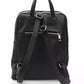 Elegant Black Leather Backpack