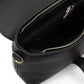 Elegant Black Leather Shoulder Bag