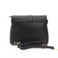 Elegant Black Leather Shoulder Bag