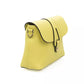 Golden Detail Yellow Leather Shoulder Bag