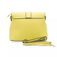Golden Detail Yellow Leather Shoulder Bag