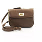 Elegant Double Pocket Leather Crossbody Bag