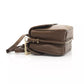 Elegant Double Pocket Leather Crossbody Bag