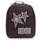 Chic Red Polyethylene Backpack for Women