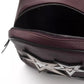 Chic Red Polyethylene Backpack for Women