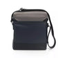 Elegant Blue Messenger Bag with Logo Detail