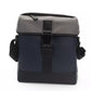 Elegant Blue Messenger Bag with Logo Detail