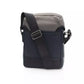 Elegant Blue Messenger Bag with Sleek Snap Closure