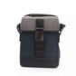 Elegant Blue Messenger Bag with Sleek Snap Closure