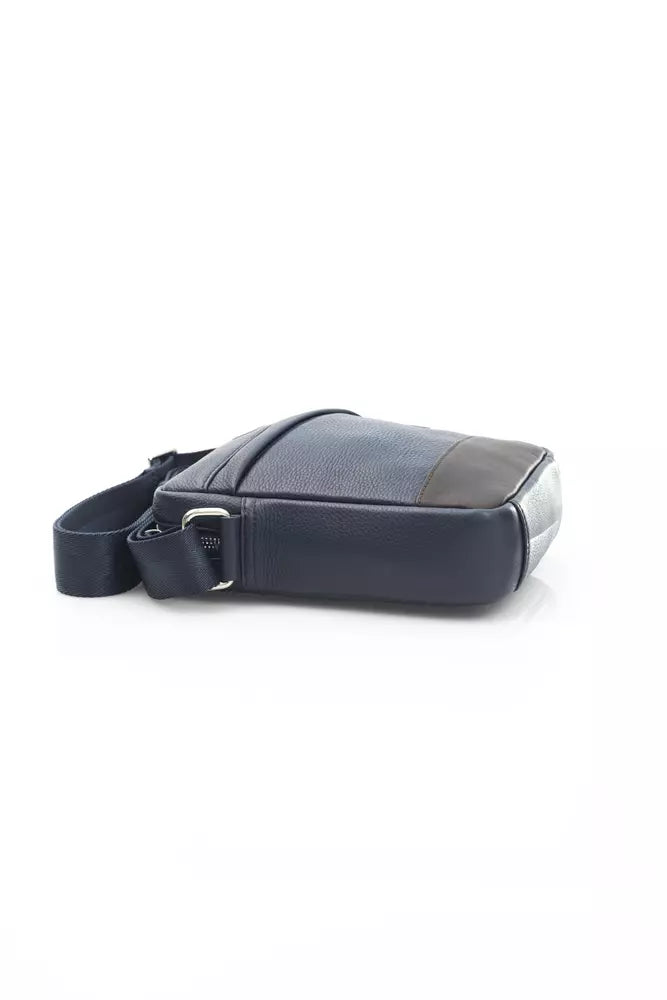 Elegant Blue Crossbody Messenger Bag