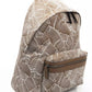 Elegant Leather Backpack with front Pocket