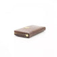 Elegant Brown Leather Zip Wallet