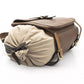 Elegant Beige Leather Backpack