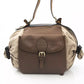 Elegant Beige Leather Backpack