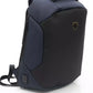 Sleek Blue Backpack with Signature Logo Detail