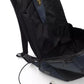 Sleek Blue Backpack with Signature Logo Detail