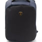 Sleek Blue Backpack with Signature Logo Detail