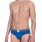 Blue Cotton Stretch Briefs Bi-Pack