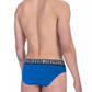 Blue Cotton Stretch Briefs Bi-Pack