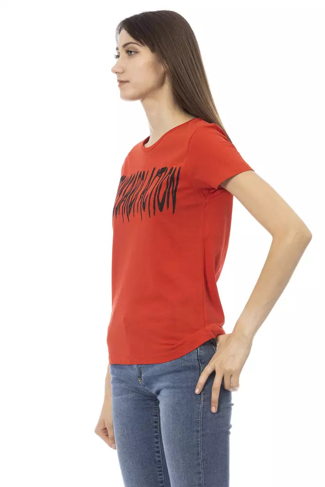 Crimson Casual Elegance Tee