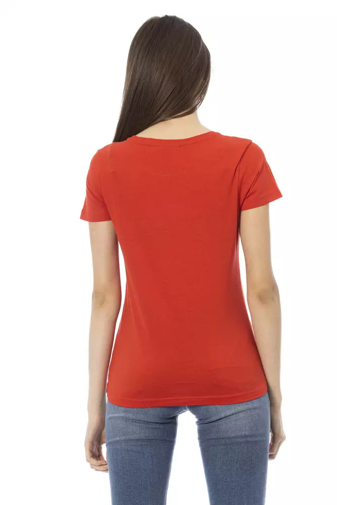 Crimson Casual Elegance Tee