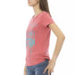 Chic Pink Short Sleeve Round Neck Tee