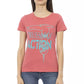 Chic Pink Short Sleeve Round Neck Tee