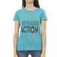 Elegant Light Blue Short Sleeve Tee