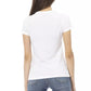 Chic White Tee with Artistic Front Print