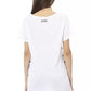 Chic White Cotton Blend Tee