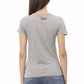 Chic Gray Short Sleeve Round Neck T-Shirt