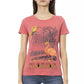 Chic Pink Print Tee for Trendy Summer Looks