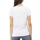 Elegant White Tee with Chic Front Print