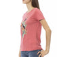 Elegant Pink Cotton Blend Tee