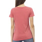 Elegant Pink Cotton Blend Tee