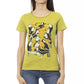 Elegant Green Tee with Chic Front Print
