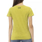Elegant Green Tee with Chic Front Print