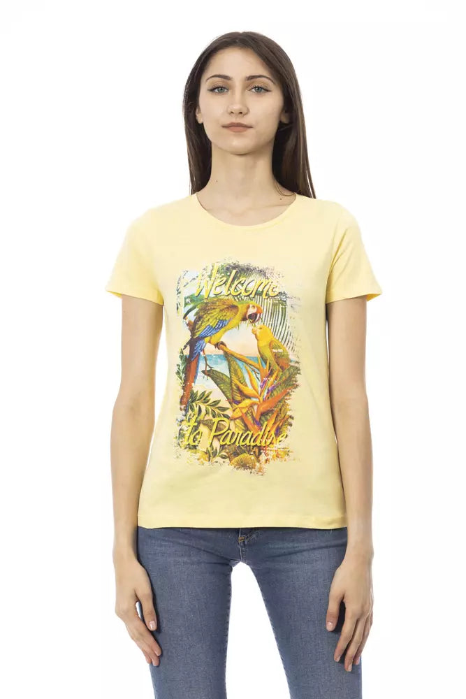 Sunshine Yellow Casual Chic Tee